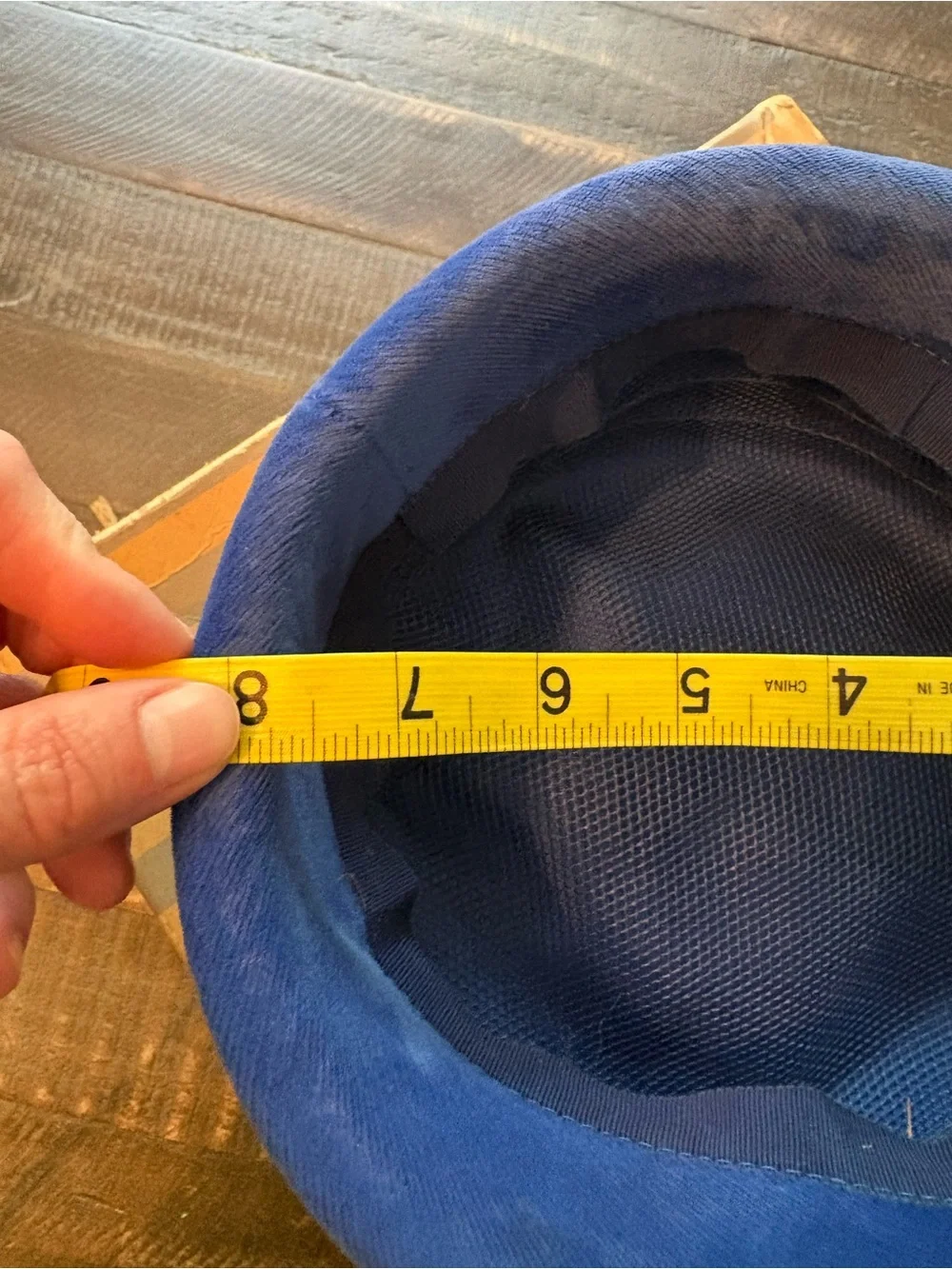 Vintage Women's Structured Navy Blue Pillbox Hat Elegant Velvet & Satin Fabric